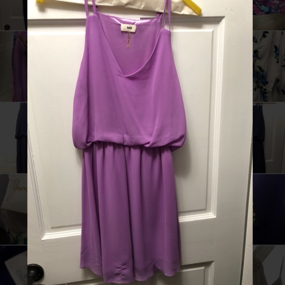 Light purple mini dress